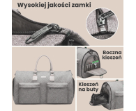 ExtraLink Black Forest by KM05 Torba Podróżna rozkładana + kosmetyczka - 1570054 - zdjęcie 3